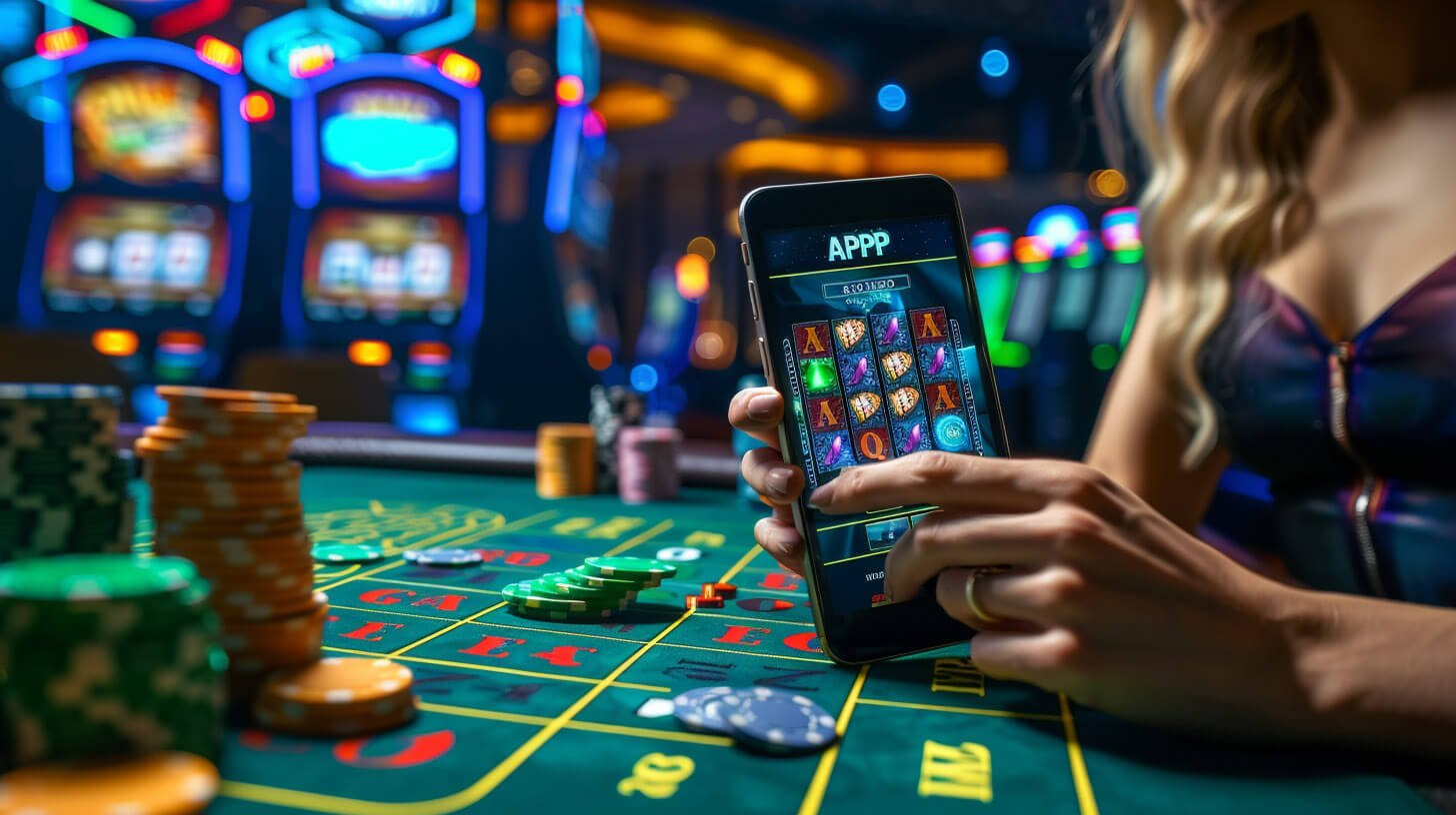 goldenstar Platform Myanmar ကစားသမားများ Mobile App ဖြင့် Slots ကစားနေသောမြင်ကွင်း